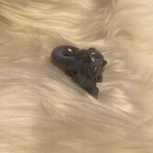 Pottery Studio Art Snake Figurine Handcrafted UnMarked From an Estate Sale